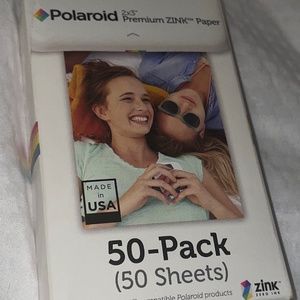 Polaroid Premium Zink Paper 2x3 (50 Pack)